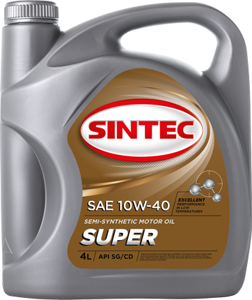 Масло моторное SINTEC SUPER SAE 10W-40 API SG/CD 5л