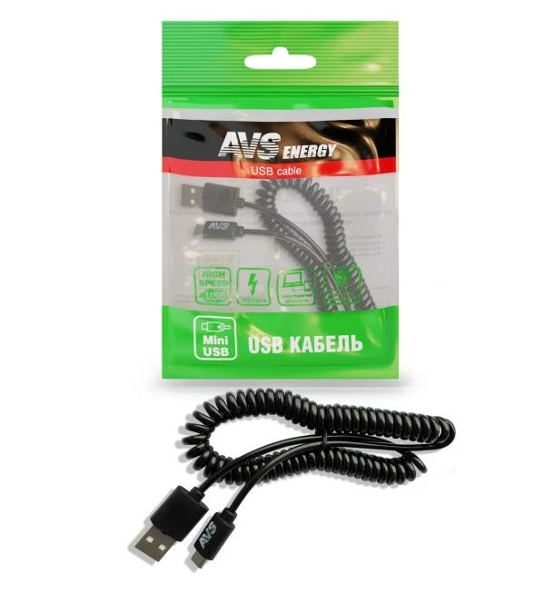 Кабель для телефона AVS (USB mini витой MN-32)
