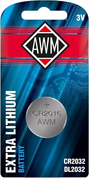 Батерейка AWM CR2032 литиевая для брелоков сигнализаций 3V, 1 шт
