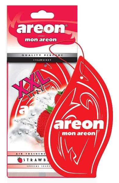 Ароматизатор подвесной (Strawberry/Клубника) AREON MON AREON XXL (картон)