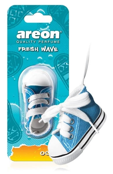 Ароматизатор подвесной (Ocean/Океан) AREON Wave (кеды)