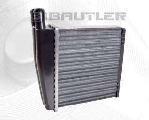 Радиатор отопителя салона ГАЗель D 20 Бизнес (алюм.) дв. 4216, дв. Cummins короткий BAUTLER