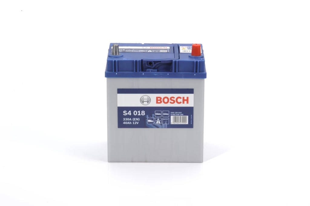Аккумулятор легковой Bosch S4 Silver 018 40 ач 330А ASIA Обратная полярность