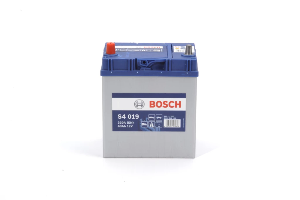 Аккумулятор легковой Bosch S4 Silver 019 40 ач 330А ASIA Прямая полярность