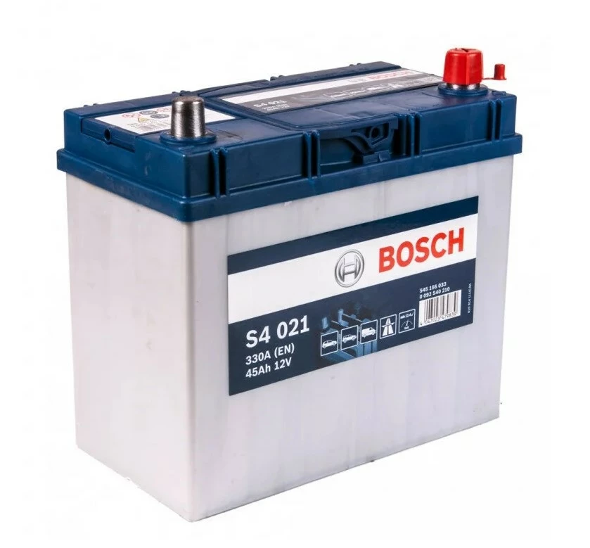 Аккумулятор легковой Bosch S4 45 ач 330А ASIA Обратная полярность (арт. 0092S40210_2020)