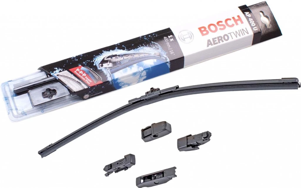 Щётка стеклоочистителя бескаркасная Bosch AeroTwin Plus AP400U 400 мм, 3397006943