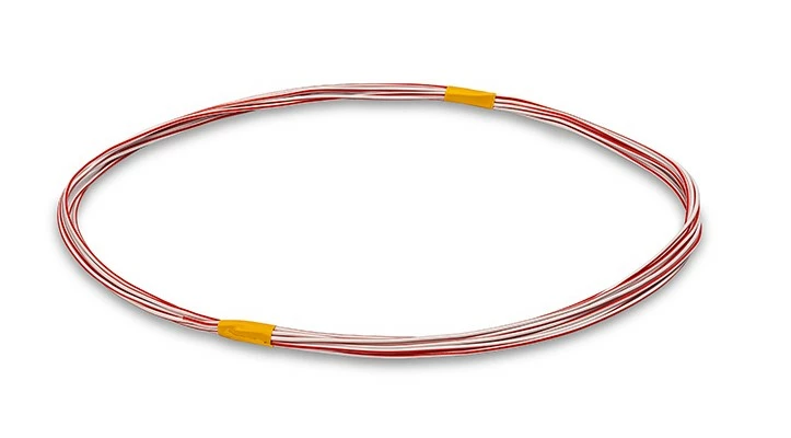 Провод бело-красный ПВАМ 0,5 кв.мм, 10м. б/упак Cargen