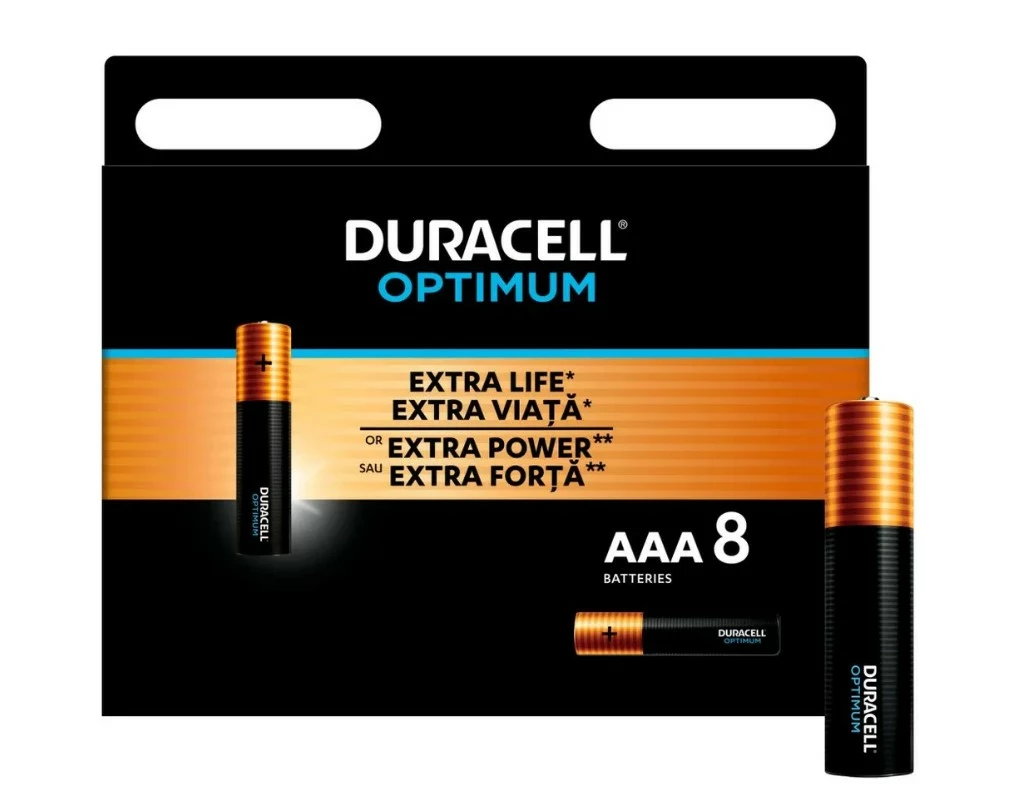 Батерейка Duracell Optimum LR03/AAA, 1 шт (арт. 827710)