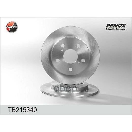 Диск тормозной задний Fenox TB215340