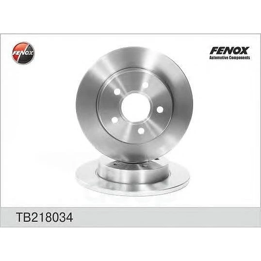 Диск тормозной задний Fenox TB218034