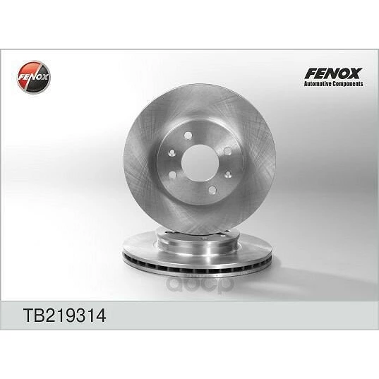 Диск тормозной передний Fenox TB219314