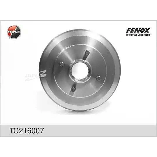 Барабан тормозной задний Fenox TO216007