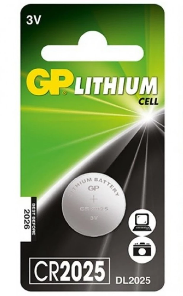 Батерейка GP Lithium CR2025 литиевая 3V