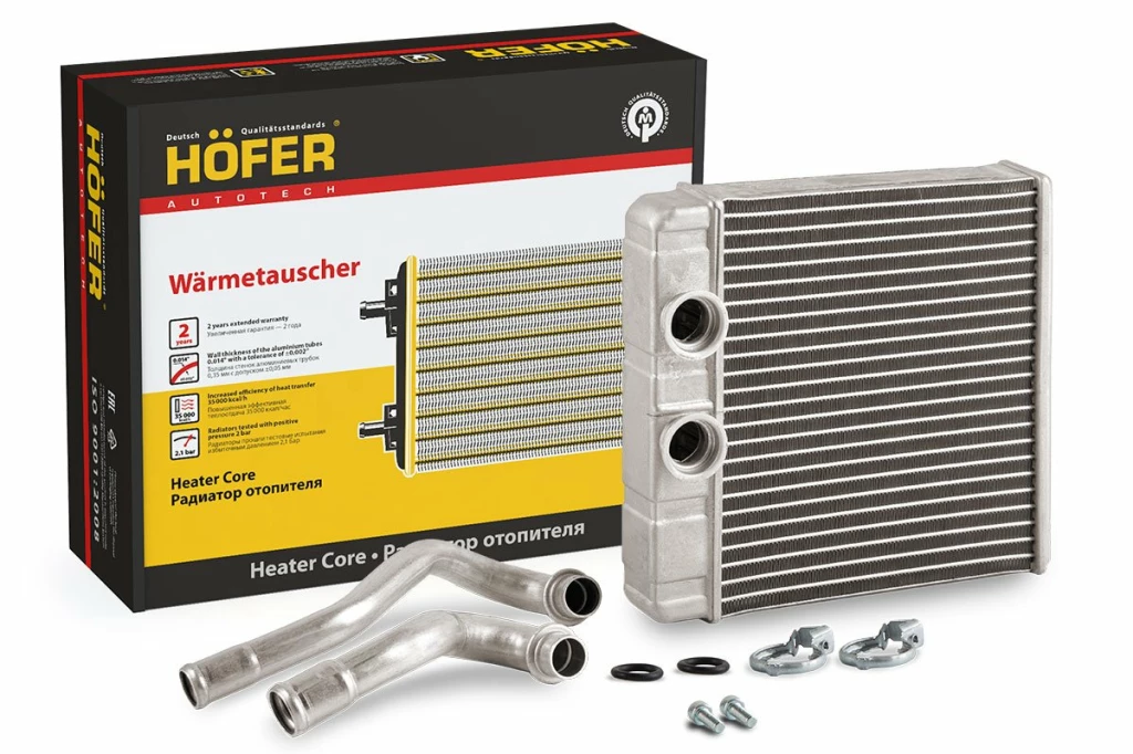 Радиатор отопителя 2190 (алюм.) HOFER (15-17)