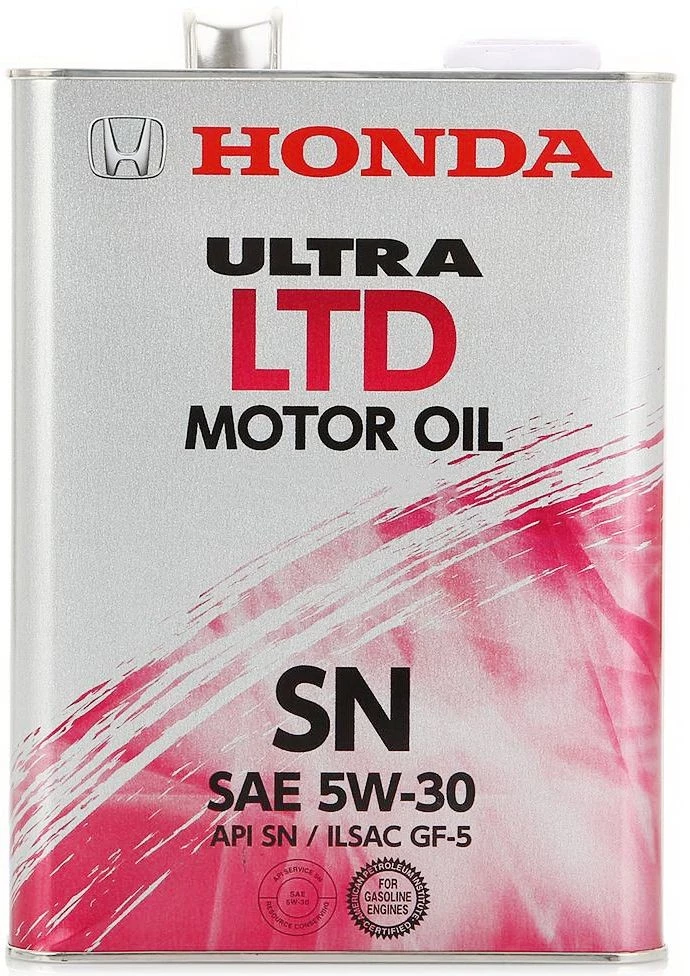 Моторное масло Honda Ultra LTD 5W-30 полусинтетическое 4 л