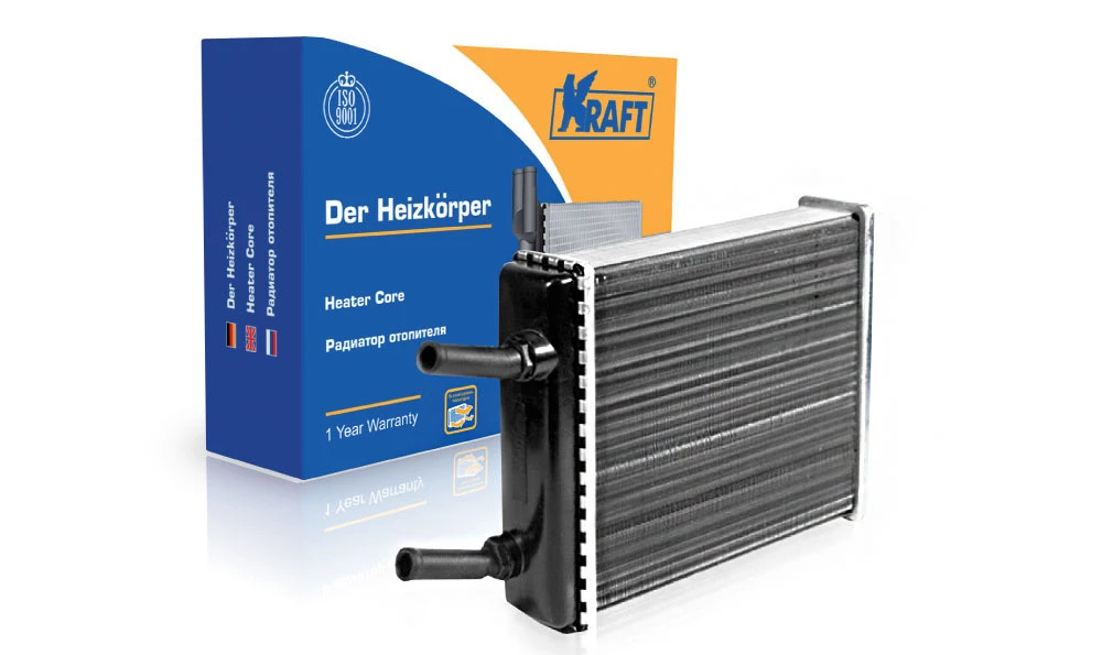 Радиатор отопителя ГАЗ D 16 (алюм.) KRAFT