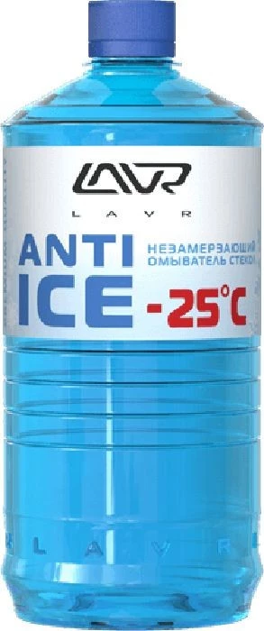 Жидкость для стеклоомывателя зимняя до -25°C LAVR Anti Ice 1 л