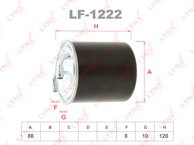 Фильтр топливный LYNXauto LF-1222
