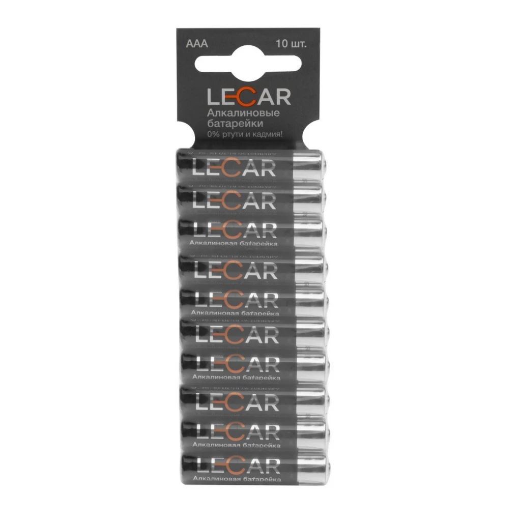 Батерейка Lecar LR03/AAA щелочная, 10 шт