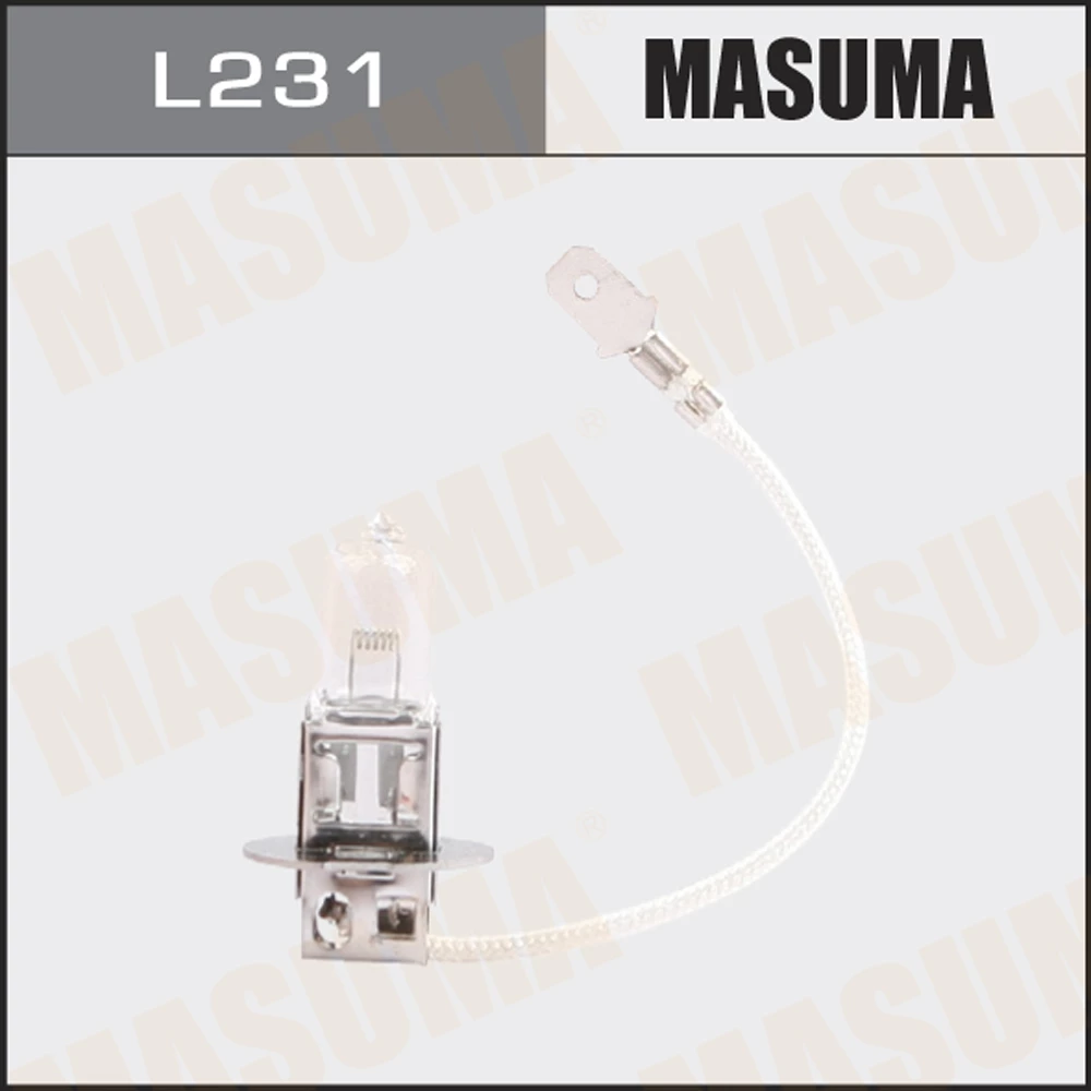 Лампа галогенная Masuma H3 12V 70W, L231, 1 шт