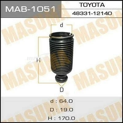 Пыльник амортизатора Masuma MAB-1051
