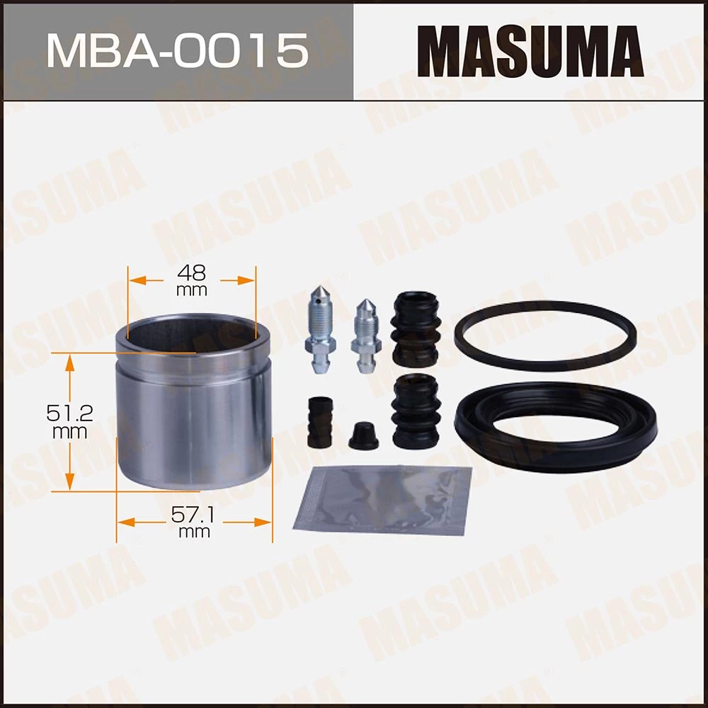 Ремкомплект тормозного суппорта с поршнем Masuma MBA-0015