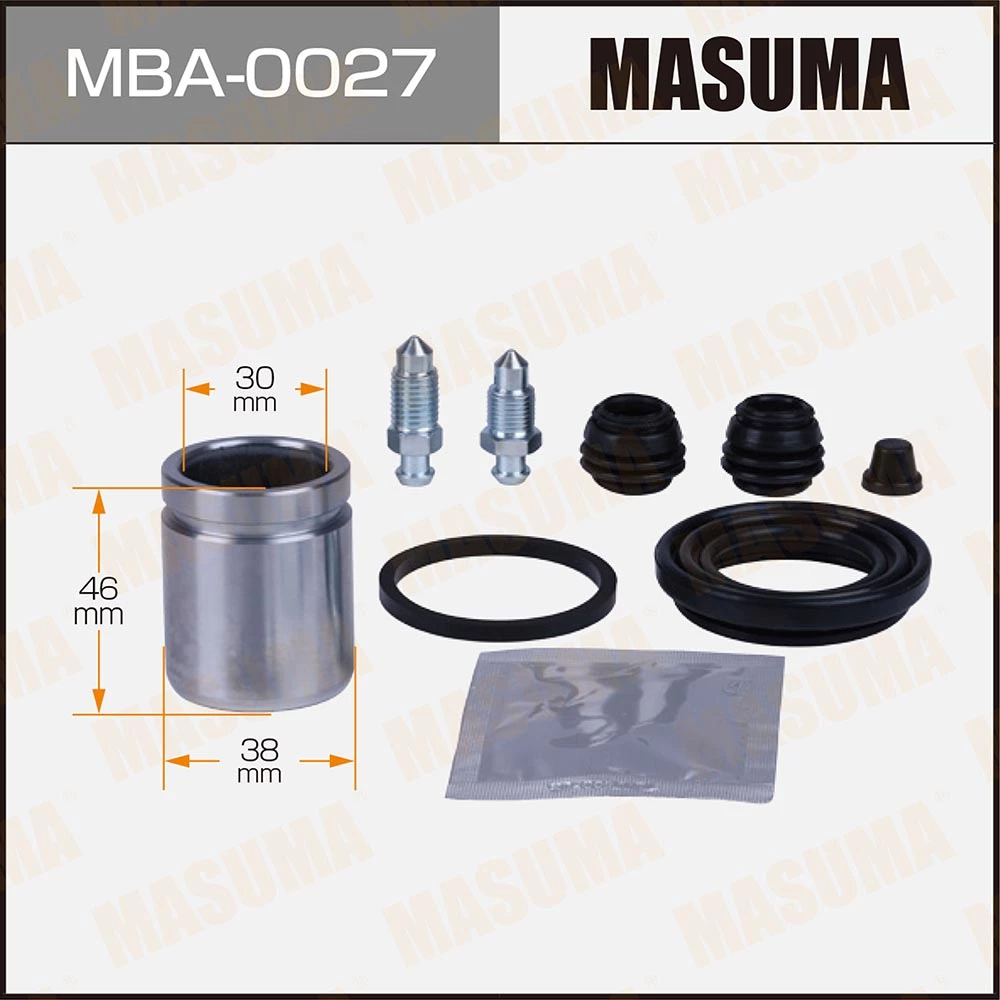 Ремкомплект тормозного суппорта с поршнем Masuma MBA-0027