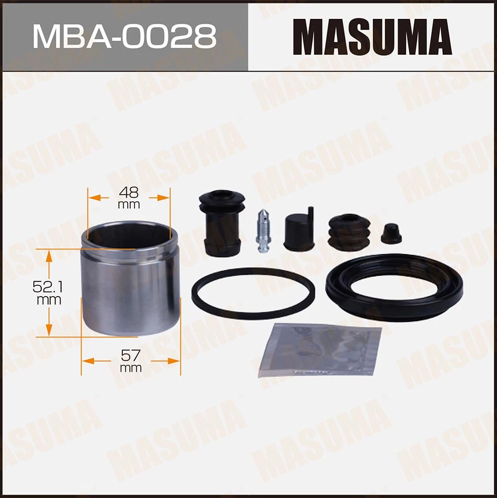 Ремкомплект тормозного суппорта с поршнем Masuma MBA-0028