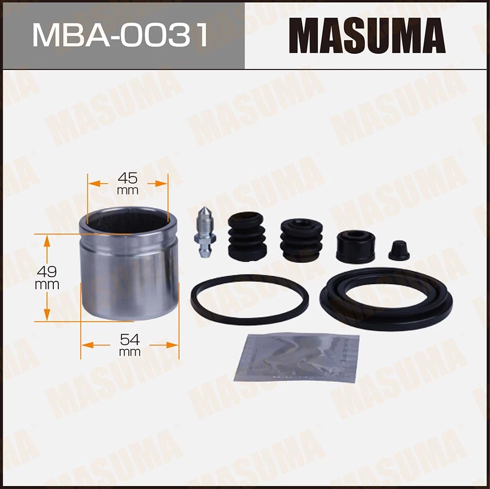 Ремкомплект тормозного суппорта с поршнем Masuma MBA-0031
