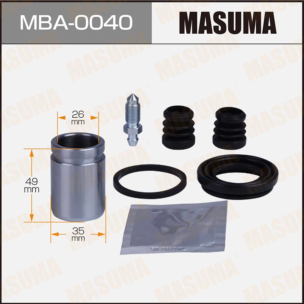 Ремкомплект тормозного суппорта с поршнем Masuma MBA-0040