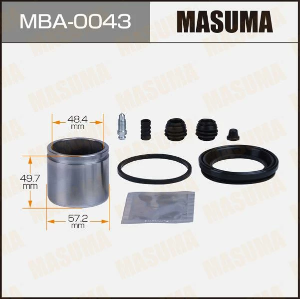 Ремкомплект тормозного суппорта с поршнем Masuma MBA-0043