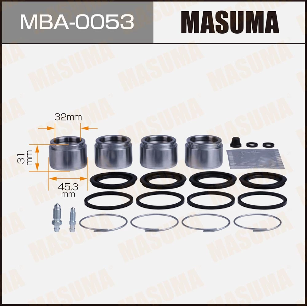 Ремкомплект тормозного суппорта с поршнем Masuma MBA-0053