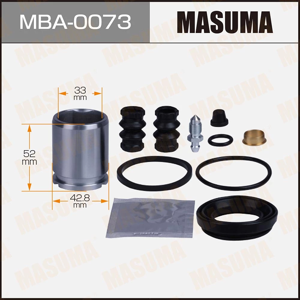 Ремкомплект тормозного суппорта с поршнем Masuma MBA-0073
