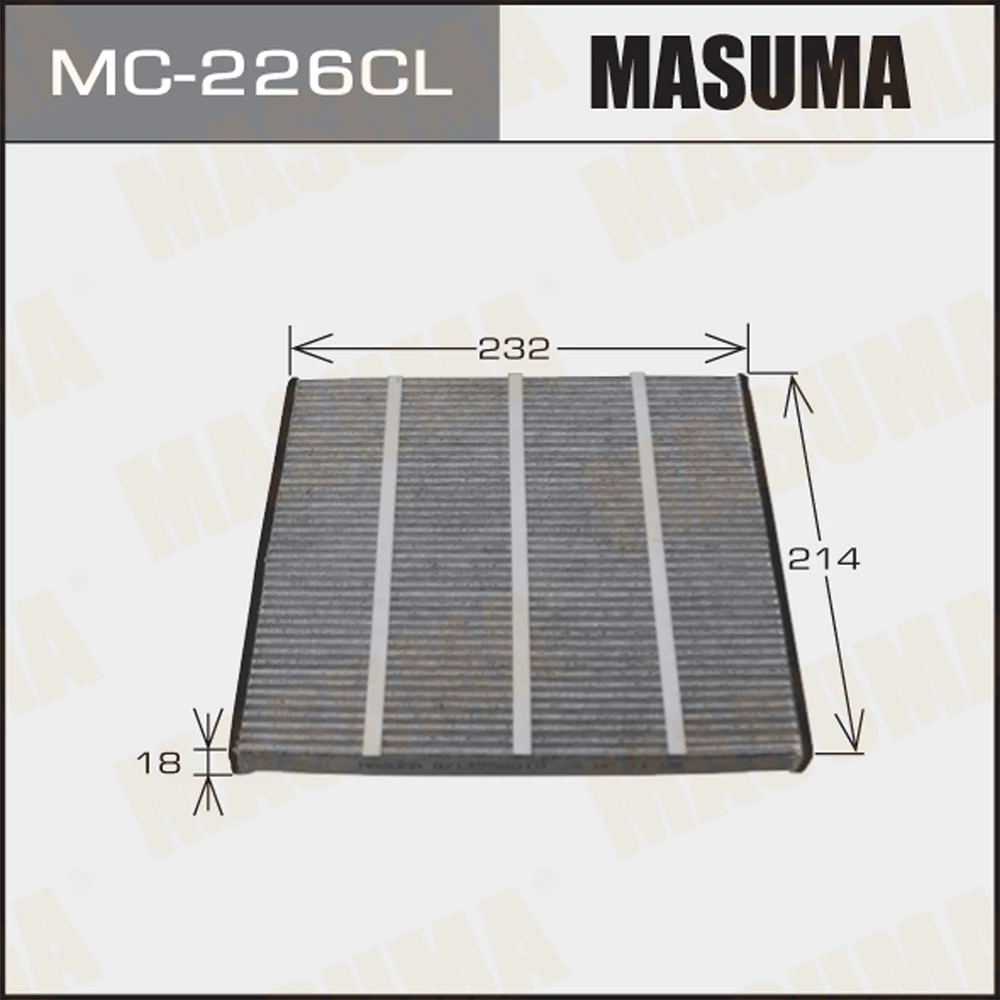 Фильтр салона Masuma MC-226CL
