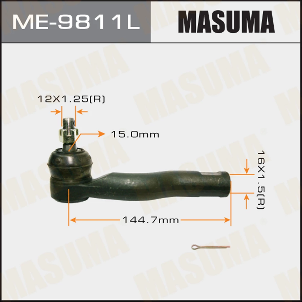 Наконечник рулевой тяги Masuma ME-9811L