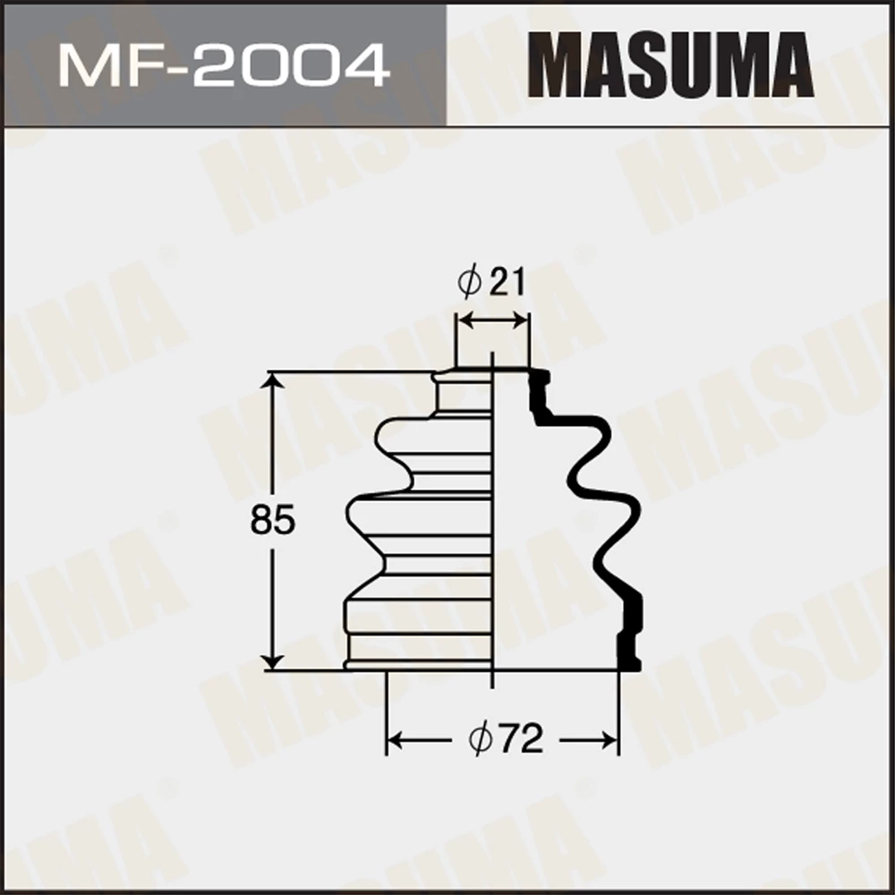 Пыльник ШРУСа Masuma MF-2004