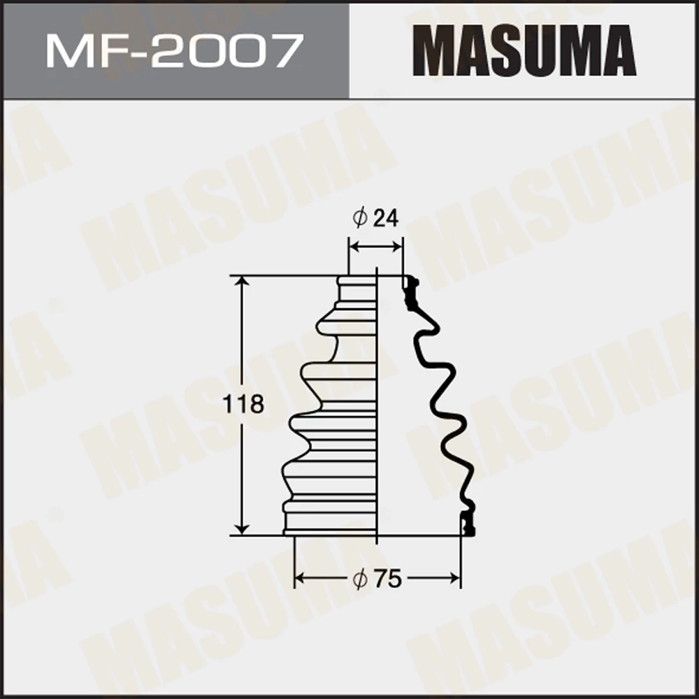 Пыльник ШРУСа Masuma MF-2007