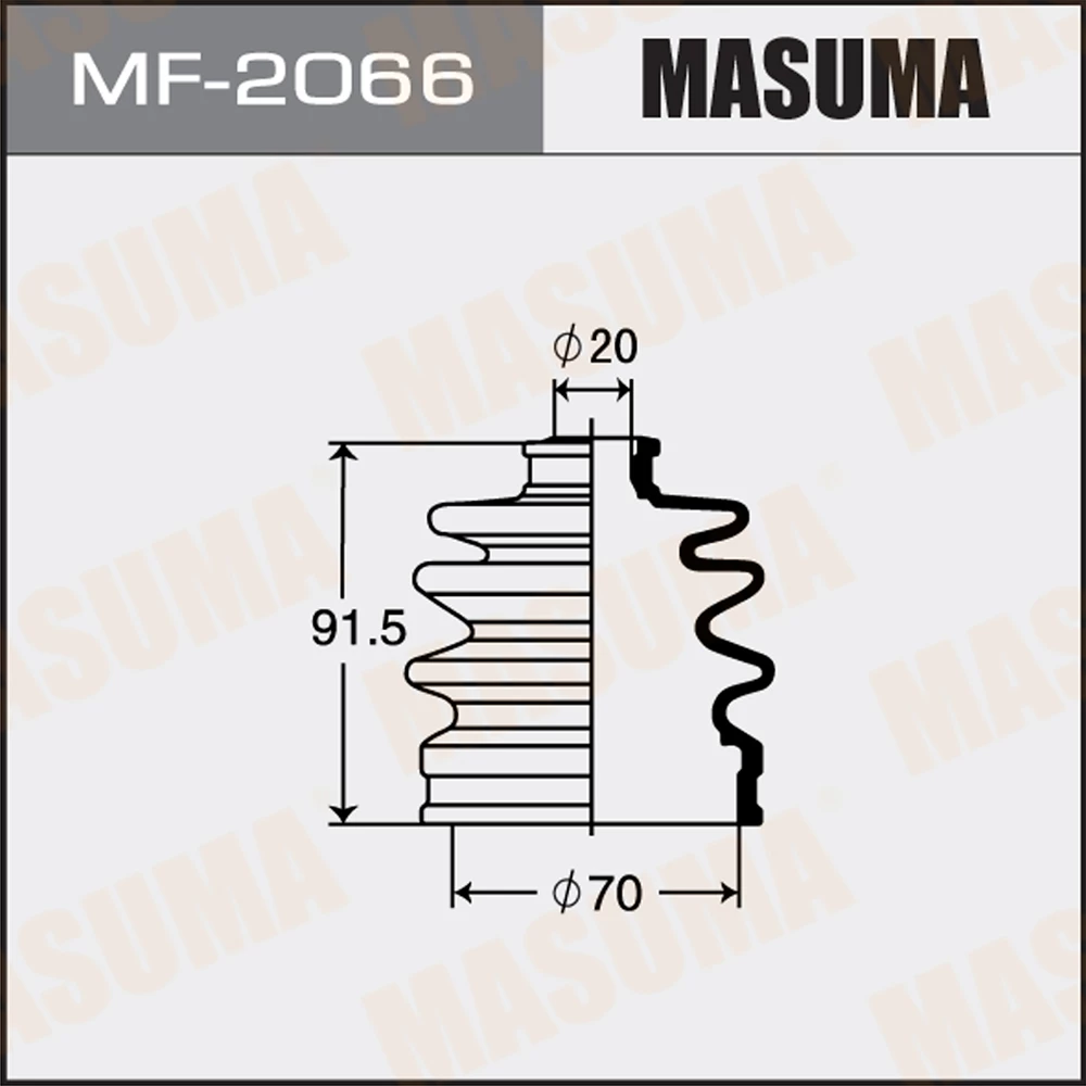Пыльник ШРУСа Masuma MF-2066
