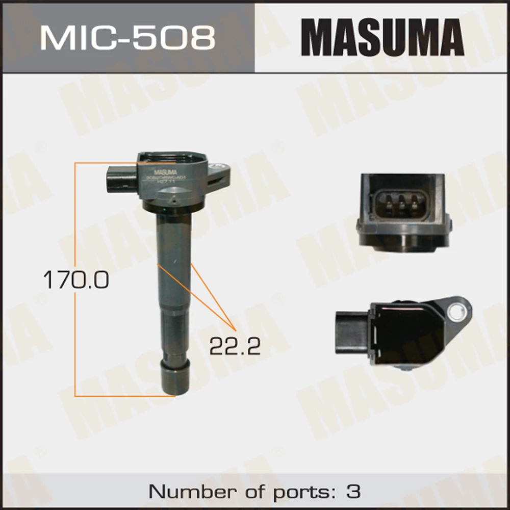 Катушка зажигания Masuma MIC-508