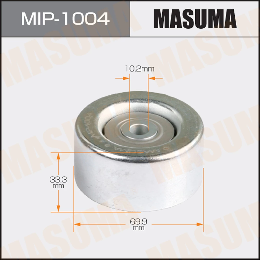 Ролик обводной ремня привода навесного оборудования Masuma MIP-1004