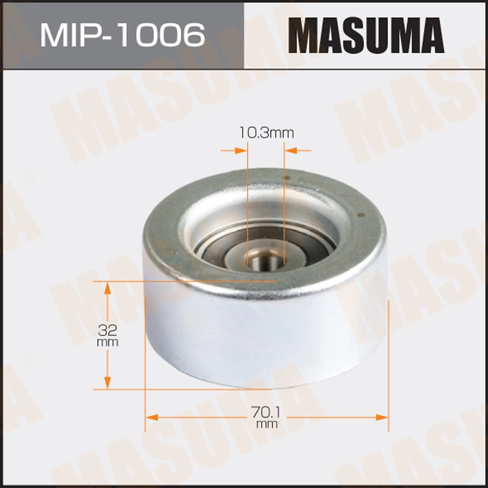 Ролик обводной ремня привода навесного оборудования Masuma MIP-1006