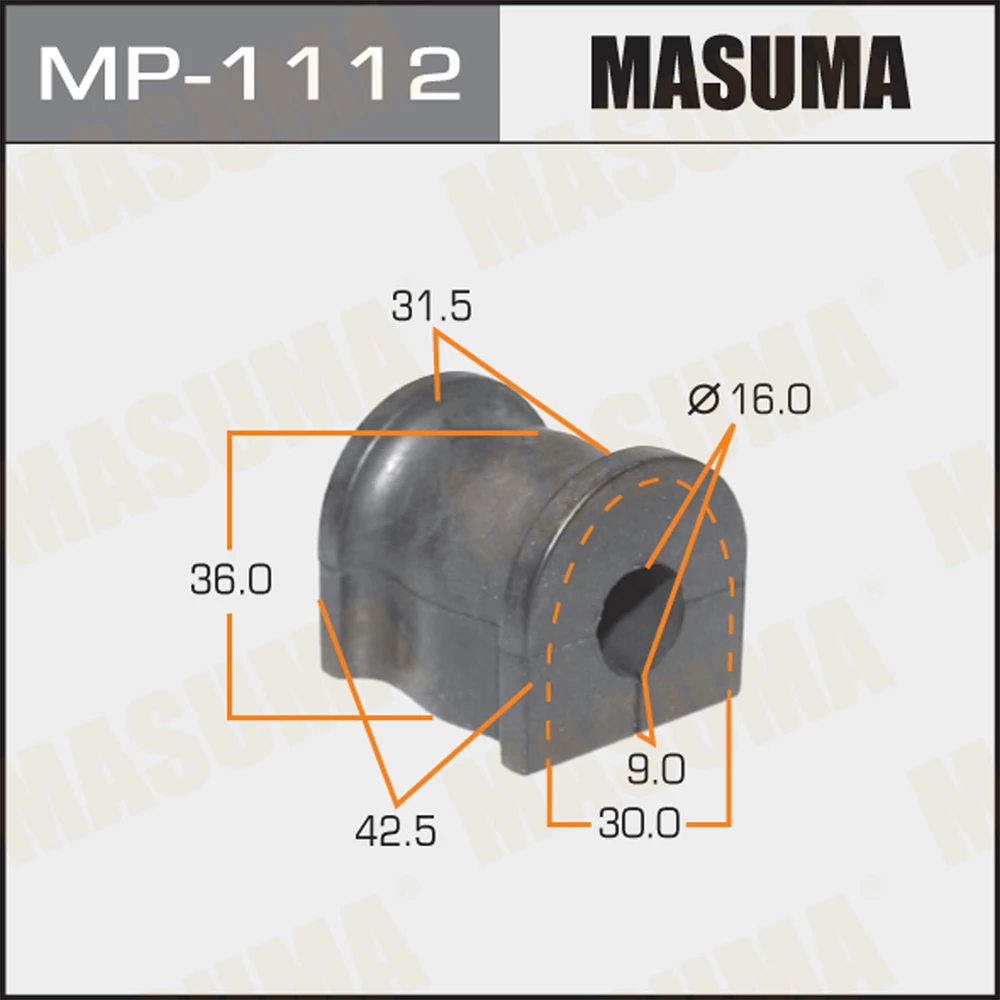 Втулка стабилизатора Masuma MP-1112