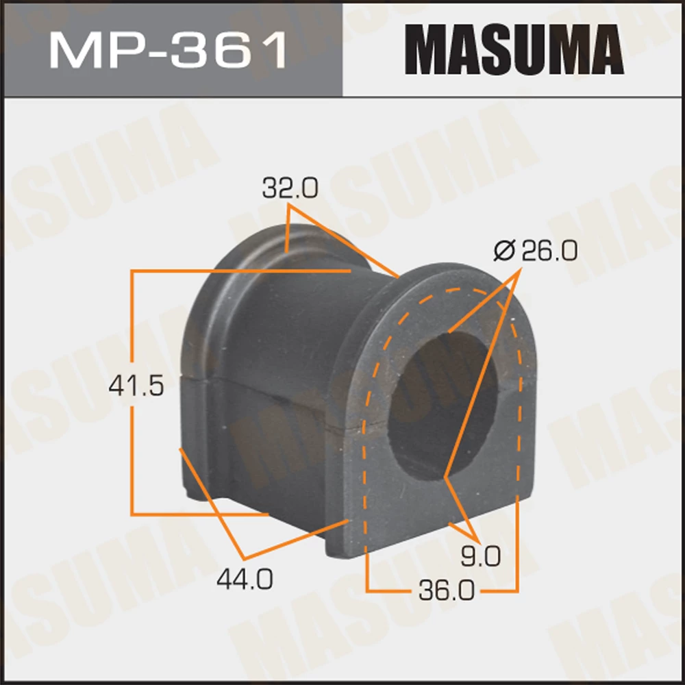 Втулка стабилизатора Masuma MP-361