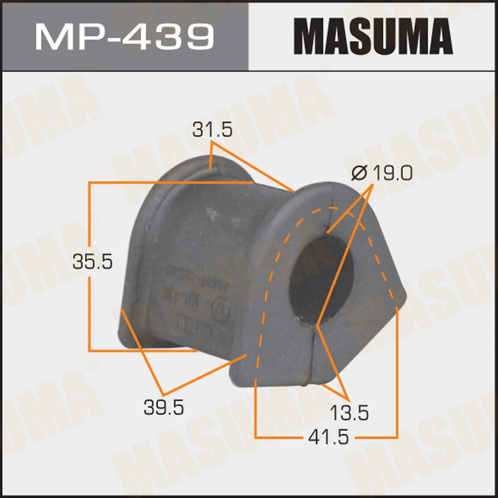 Втулка стабилизатора Masuma MP-439