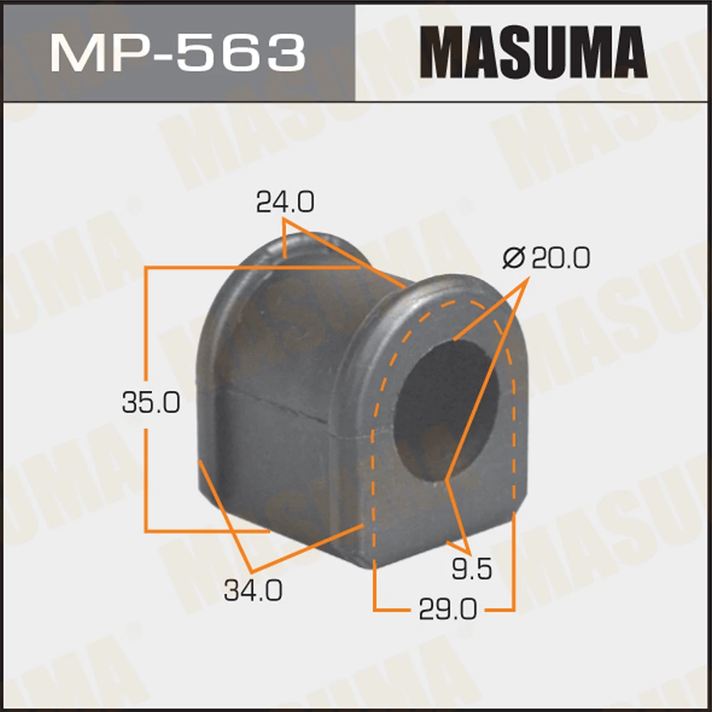 Втулка стабилизатора Masuma MP-563
