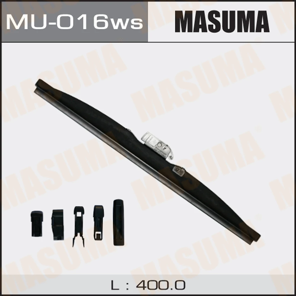 Щётка стеклоочистителя зимняя каркасная Masuma Оптимум 400 мм, MU-016ws