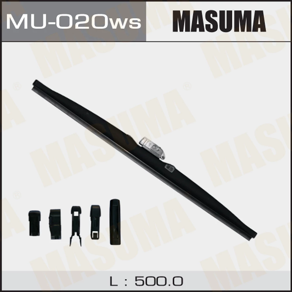 Щётка стеклоочистителя зимняя каркасная Masuma Оптимум 500 мм, MU-020ws