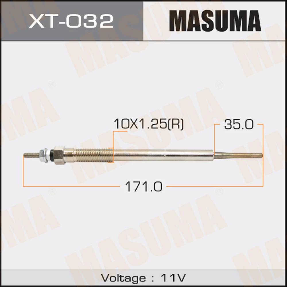 Свеча накаливания Masuma XT-032
