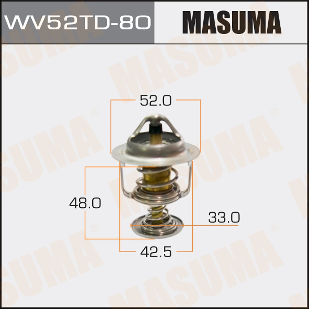 ТЕРМОСТАТ MASUMA WV52TD-80 Masuma wv52td80
