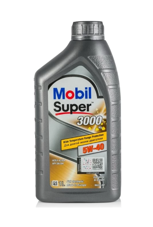 Моторное масло Mobil Super 3000 5W-40 синтетическое 1 л